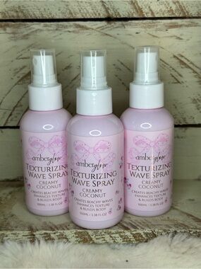 TikTok Viral Amber Glow Creamy Coconut Wave Spray - Pack of 3